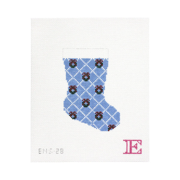 Blue Bough Bliss Stocking - IN STOCK