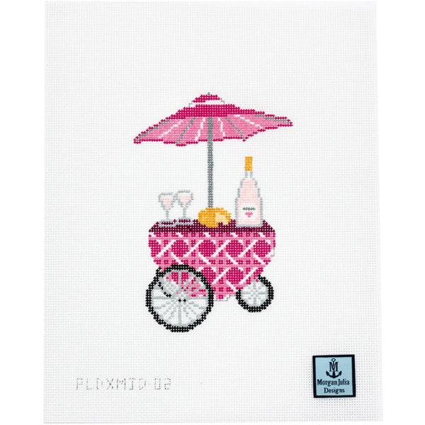 Pink Cane Rose Cart - IN STOCK